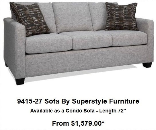 9415-27 Condo Sofa By Superstyle Furniture