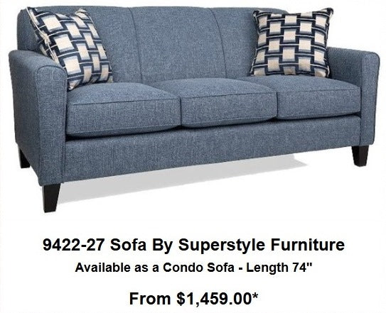 9422-27 Condo Sofa By Superstyle Furniture