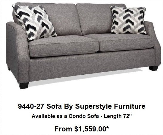 9440-27 Condo Sofa By Superstyle Furniture
