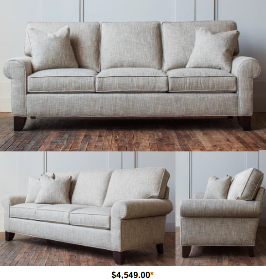 Madison Full Sock Sofa by Hallagan Furniture