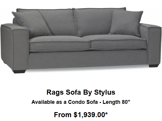 Rags Sofa By Stylus