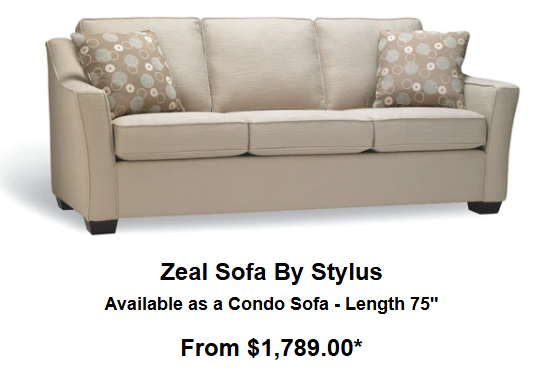 Zeal Sofa By Stylus