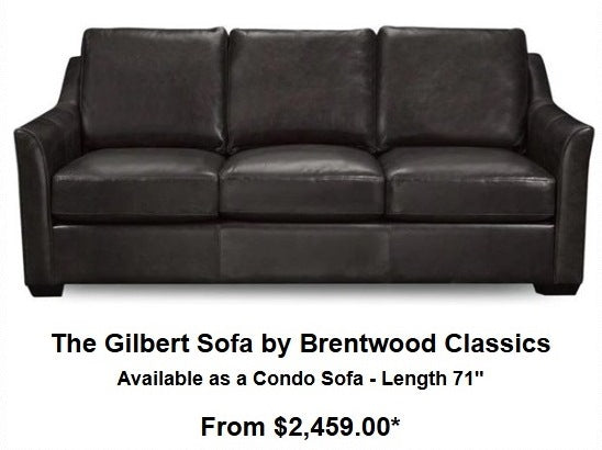 The Gilbert Sofa by Brentwood Classics