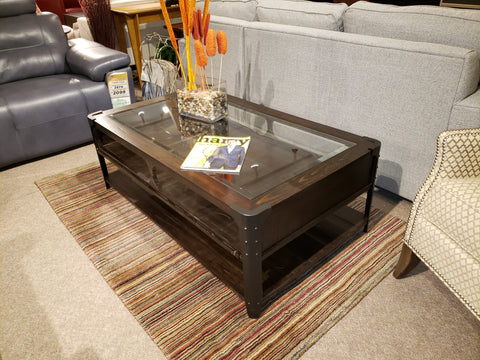 Industrial coffee table