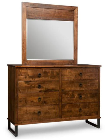Cumberland 8 Drawer Long High Dresser & Mirror by Handstone
