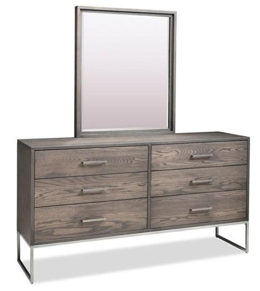 Electra Long Dresser & Mirror by Handstone