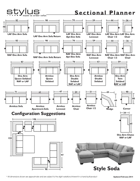 Soda Sofa and Sectional