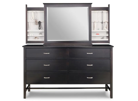 Brooklyn Deep Long Dresser & Mirror