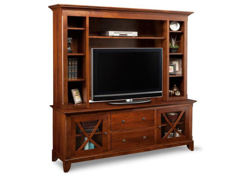 Florence 75” HDTV Cabinet with Hutch