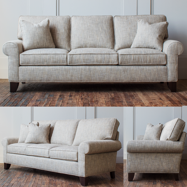 Madison Full Sock Sofa by Hallagan Furniture Frederick's Furniture