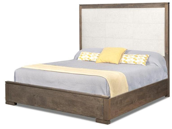 Kenova King Bed with Fabric Headboard by Handstone