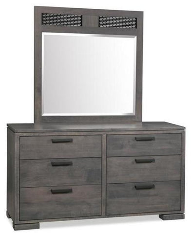 Kenova Six Drawer Dresser and Mirror by Handstone