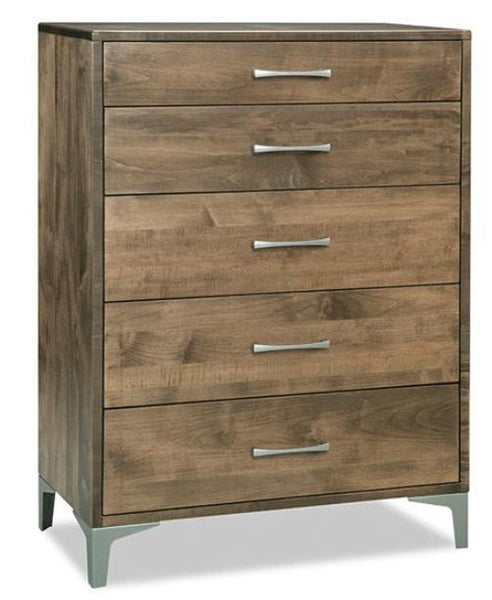 Laguna Five Drawer Hiboy Chest by Handstone