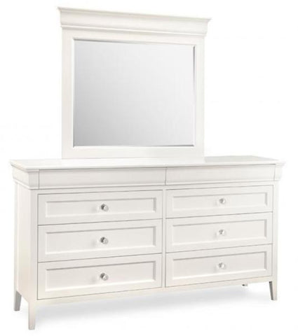 Monticello 8 Drawer Long Dresser & Mirror by Handstone