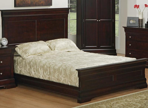 Phillipe Panel Bed with Low Footboard