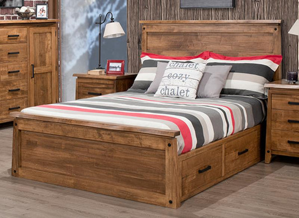 Pemberton Storage Platform Bed With Low Footboard