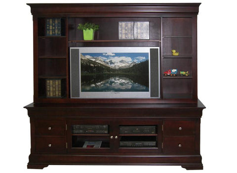 Phillipe 84” HDTV Cabinet with Hutch