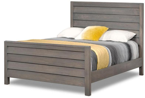 Portland Louvered Bed with High Footboard by Handstone