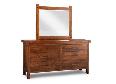 Rafters Long Dresser & Mirror