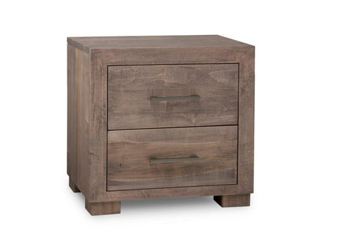 Steel City 2 Drawer Night Stand