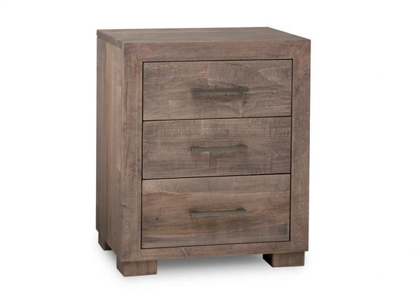Steel City 3 Drawer Night Stand