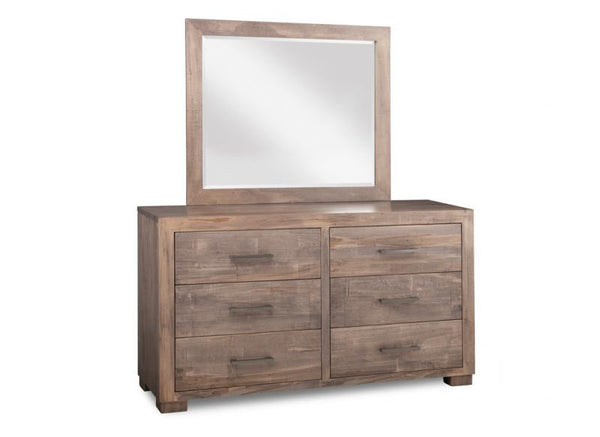 Steel City 6 Drawer Dresser & Mirror