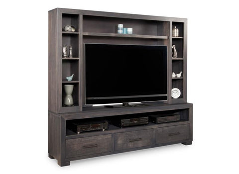 Steel City 80’’ HDTV Unit w/ Hutch
