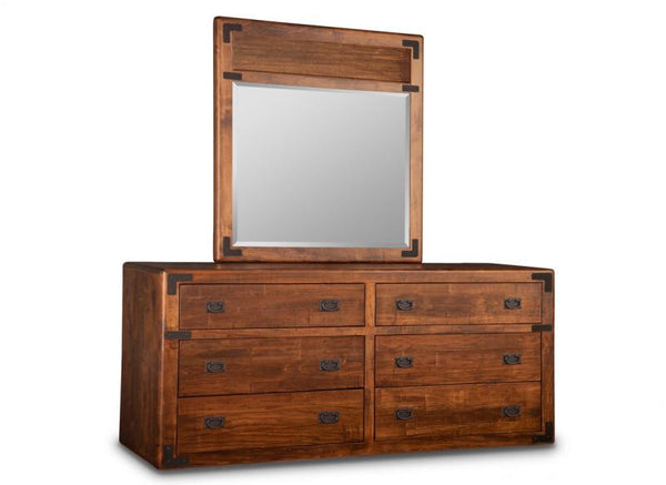 Saratoga Long Dresser & Mirror New
